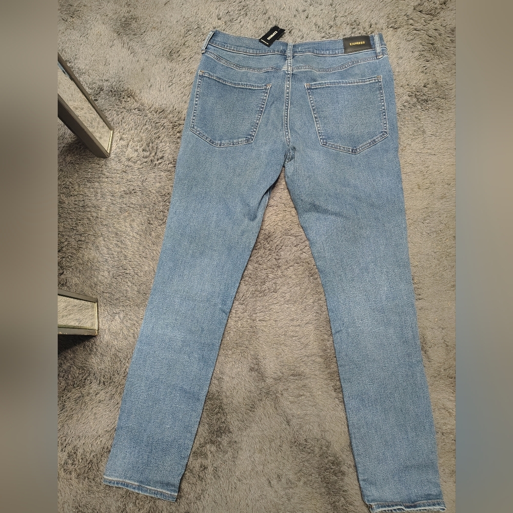 Express High Rise Denim Jeans - Picture 2 of 9